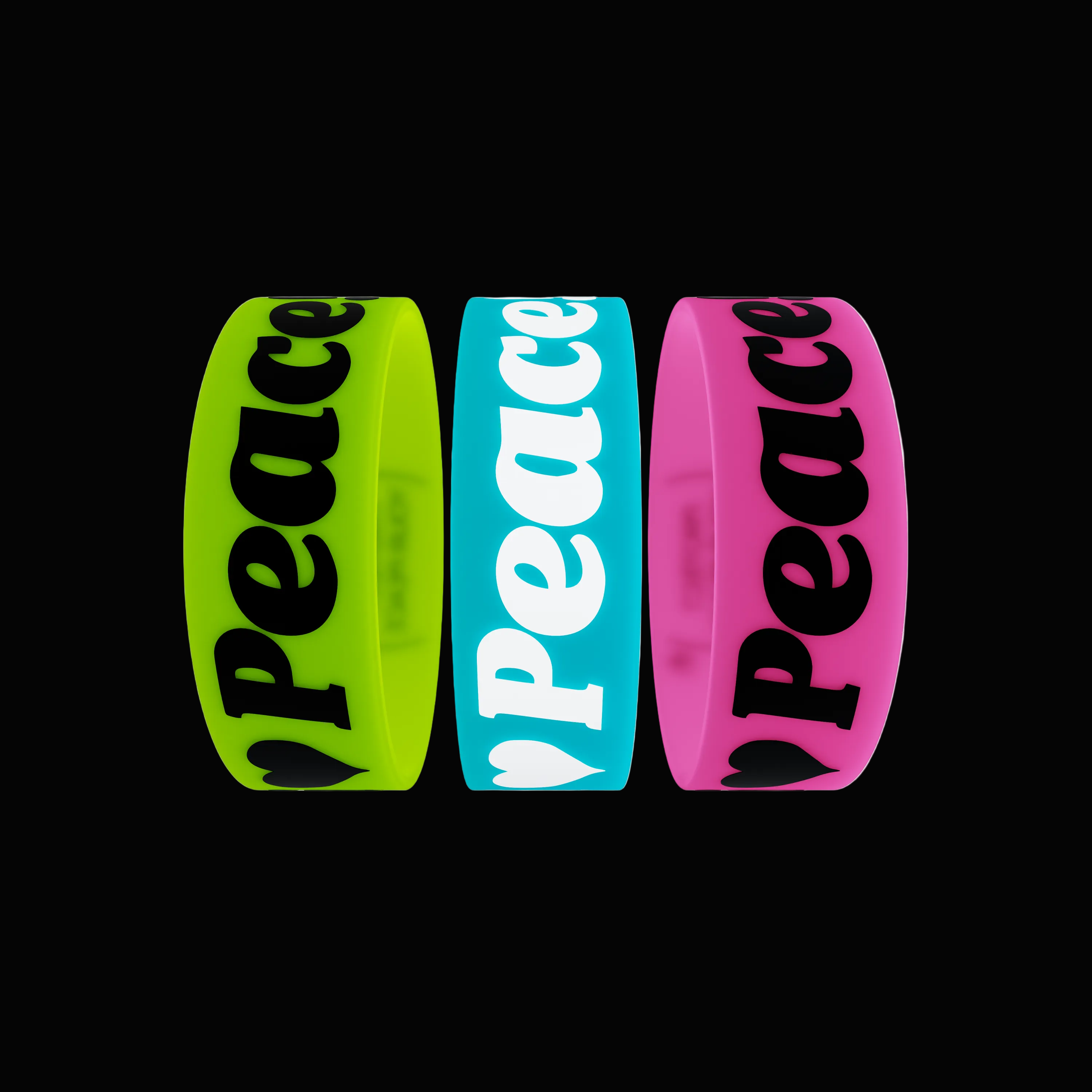 I<3PEACE BRACELETS (3 PACK)